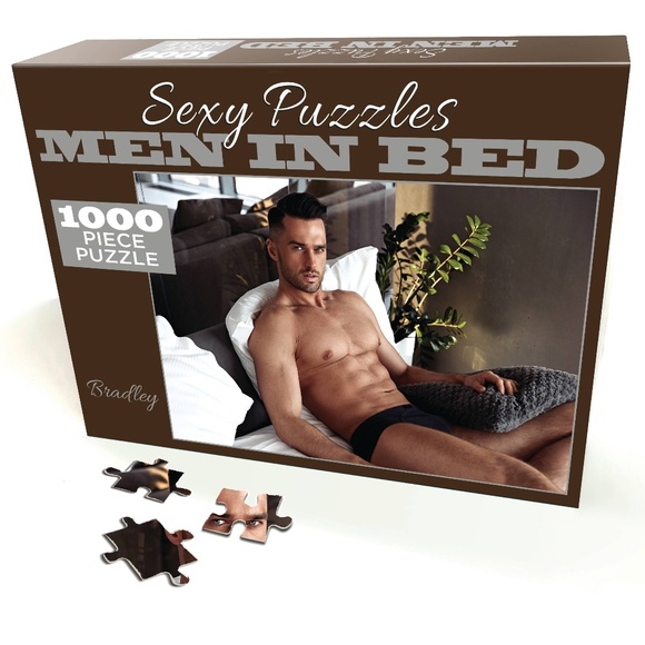 Men in Bed Puzzle - Bradley - Picture 1 of 4
